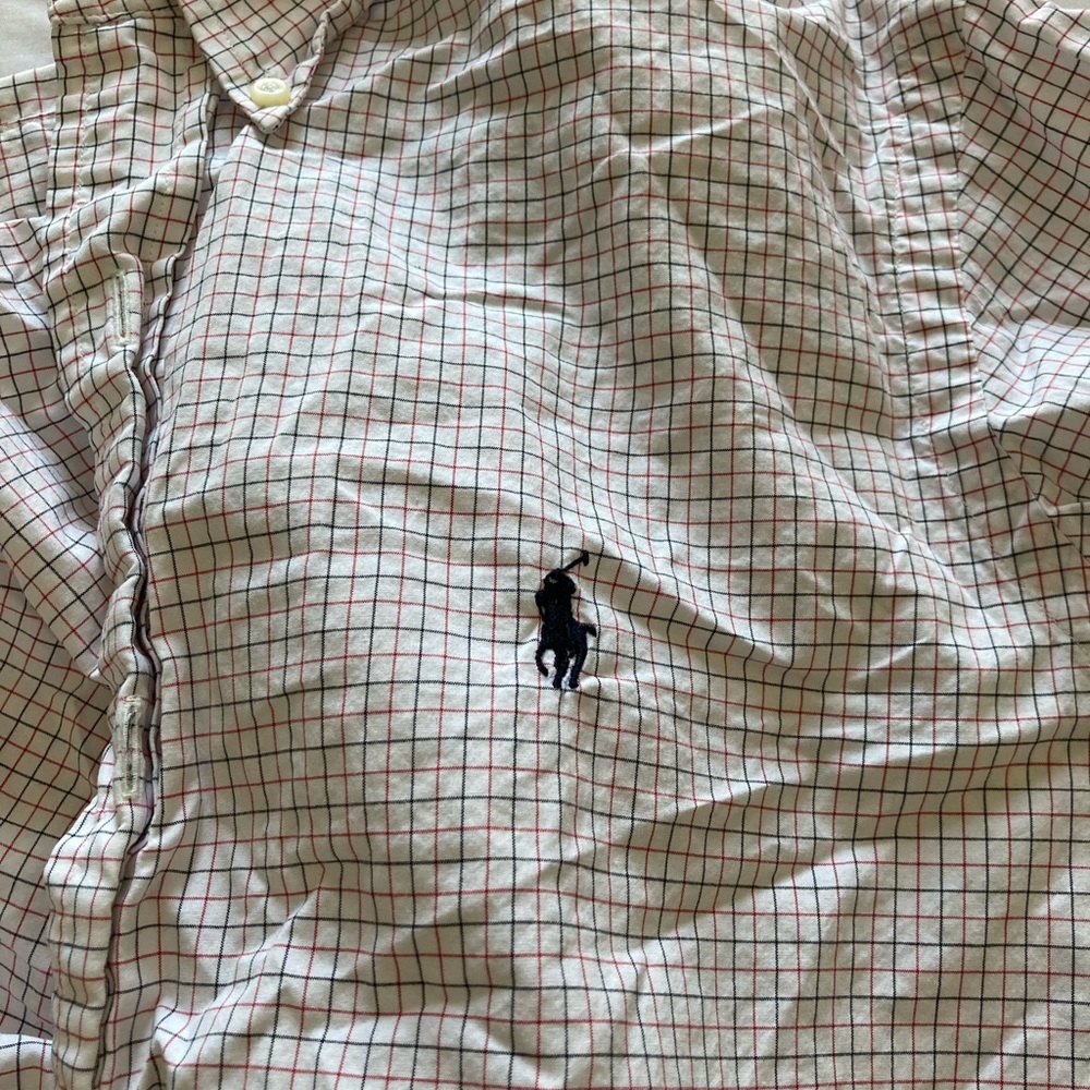 Polo Ralph Lauren Tattersall Shirt Size 15